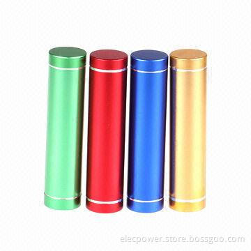 2,600mAh Power Bank, All Safety Protections, Output 5V/1A, Al Housing, Samsung 18650 Battery